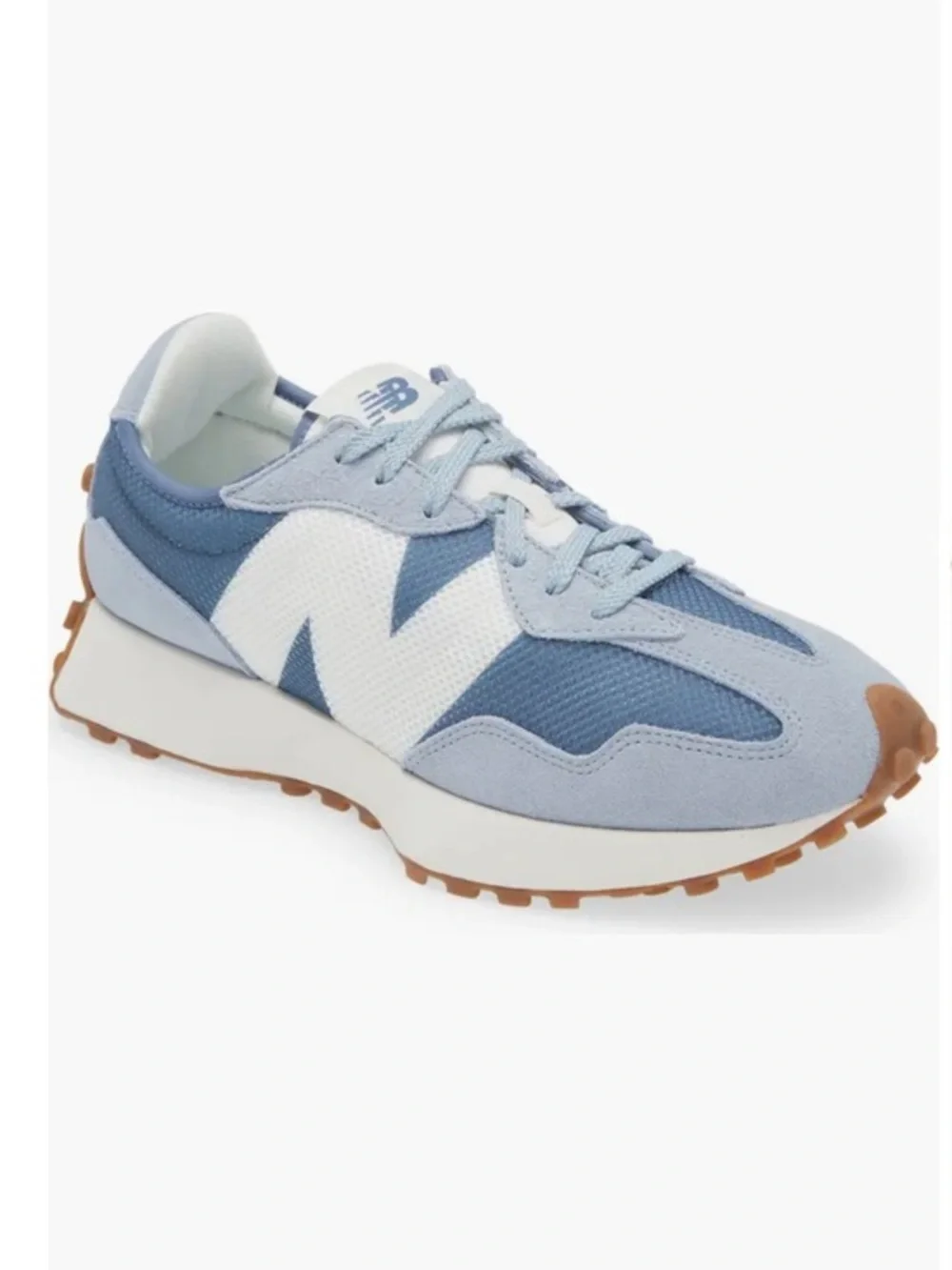 New Balance 327 MS327MQ Sneakers Blue White Gum Sole Women’s 6.5 / Men’s 5